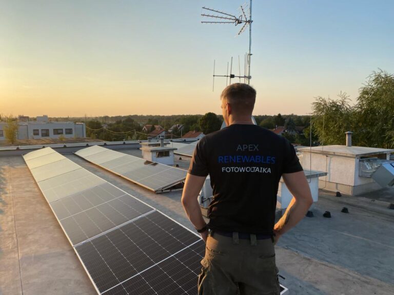 Instalacja fotowoltaiczna wykonana przez Apex Renewables