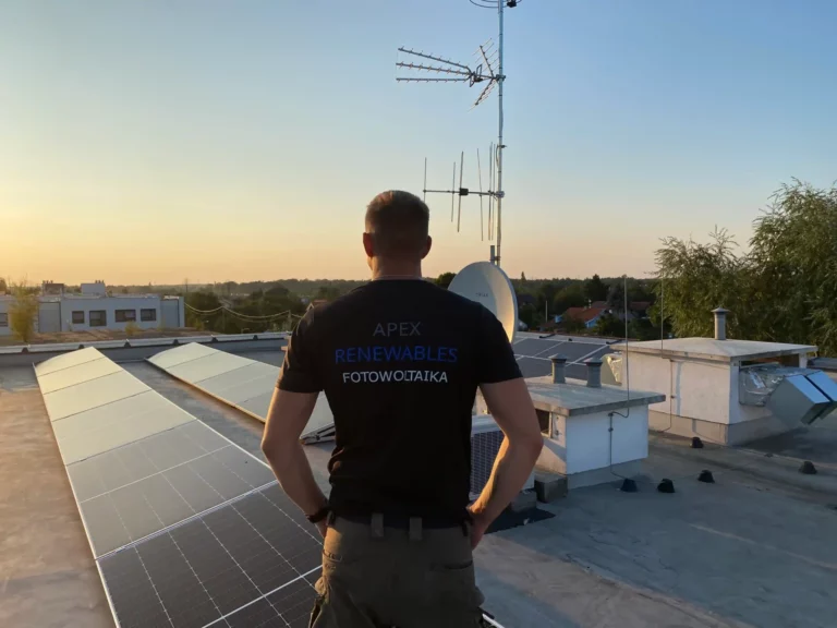 Instalacja fotowoltaiczna wykonana przez Apex Renewables