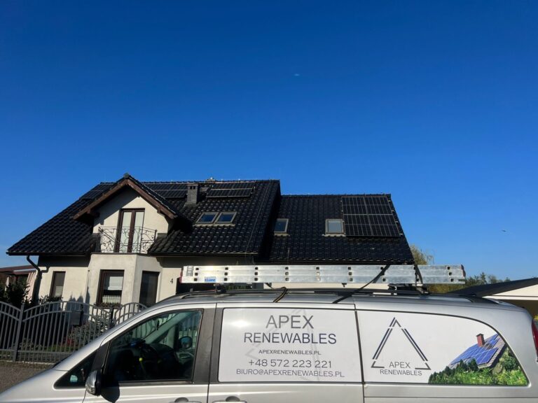 Instalacja fotowoltaiczna wykonana przez Apex Renewables
